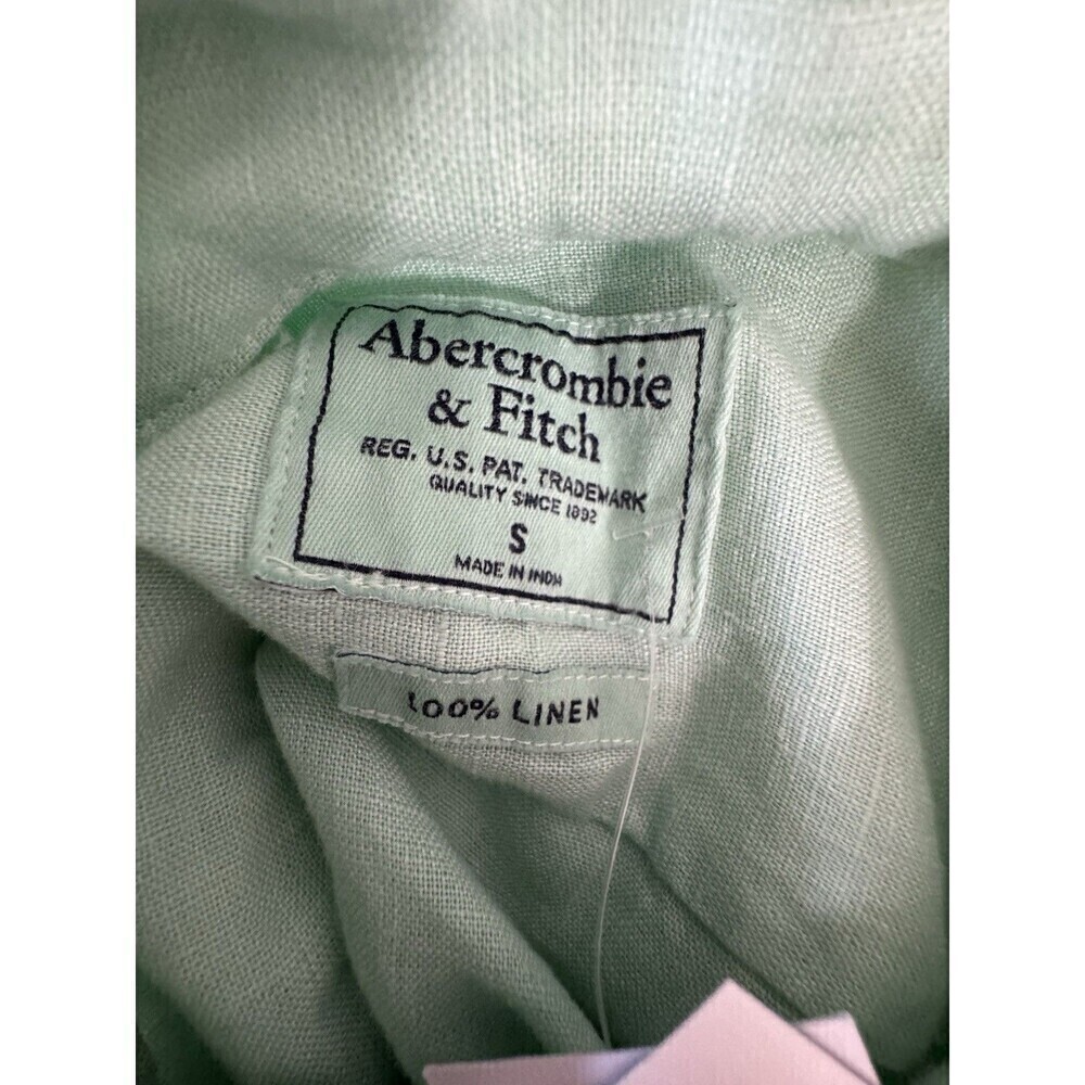 NEW ABERCROMBIE AND FITCH MINT COLOR SHIRT MENS SIZE Small NWT - Picture 7 of 11